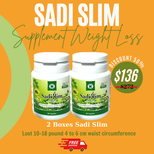 2 bottles Sadi Slim- Top Weight Loss Supplements Diet Pills ( Get 1 Free to Jan 5 )