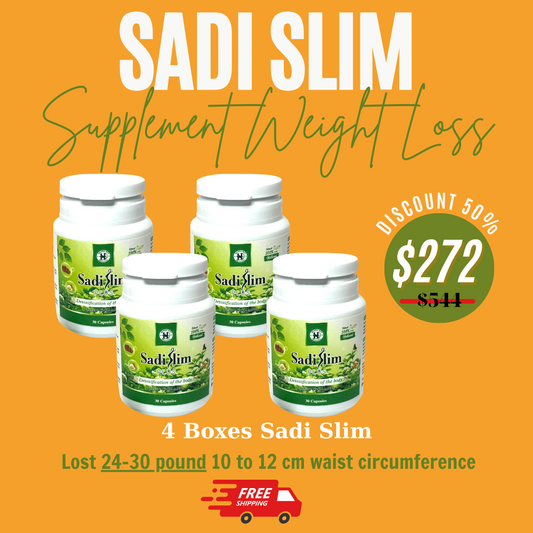 4 bottles Sadi Slim  - Top Weight Loss Supplements Diet Pills ( Get 2 Free to Jan 5 )
