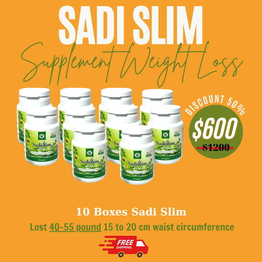 10 bottles Sadi Slim - Top Weight Loss Supplements Diet Pills ( Get 5 Free to Jan 5 )