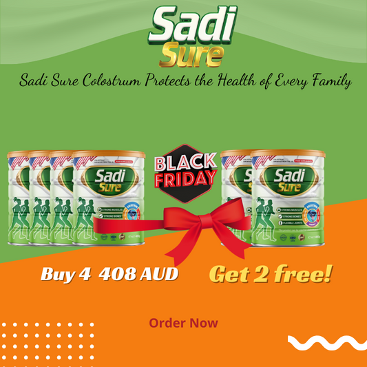 Buy 4 Get 2 Free Cans SADI SURE -Strong Joint and Bone with Milk  ( 6 boxes )
