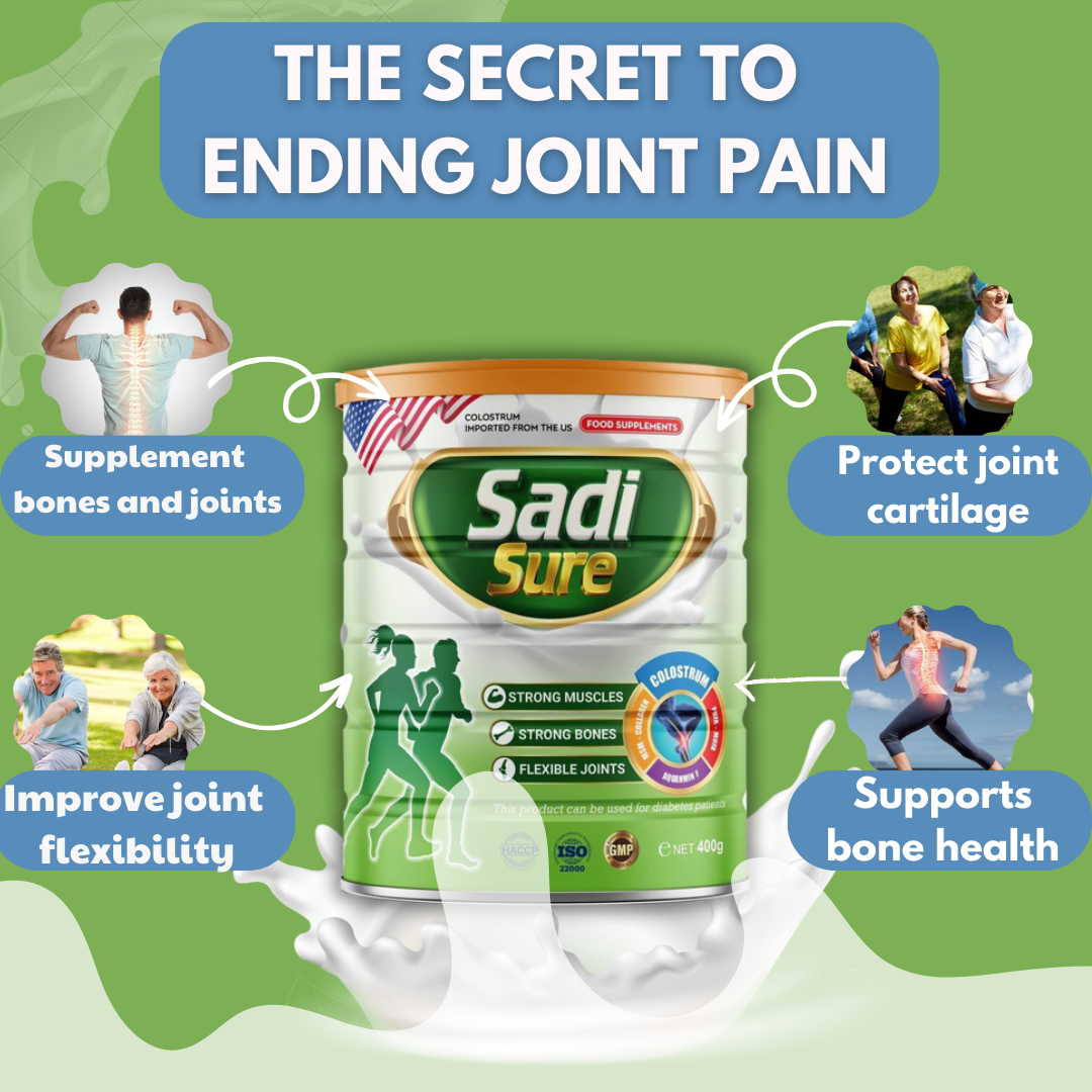 Buy 6 Get 3 Free Cans SADI SURE -Strong Joint and Bone with Milk  ( 9 boxes )